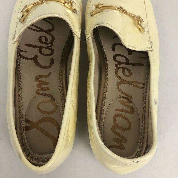 Sam Edelman Loraine Loafers yellow 70s vibe size 8 - Picture 8 of 11